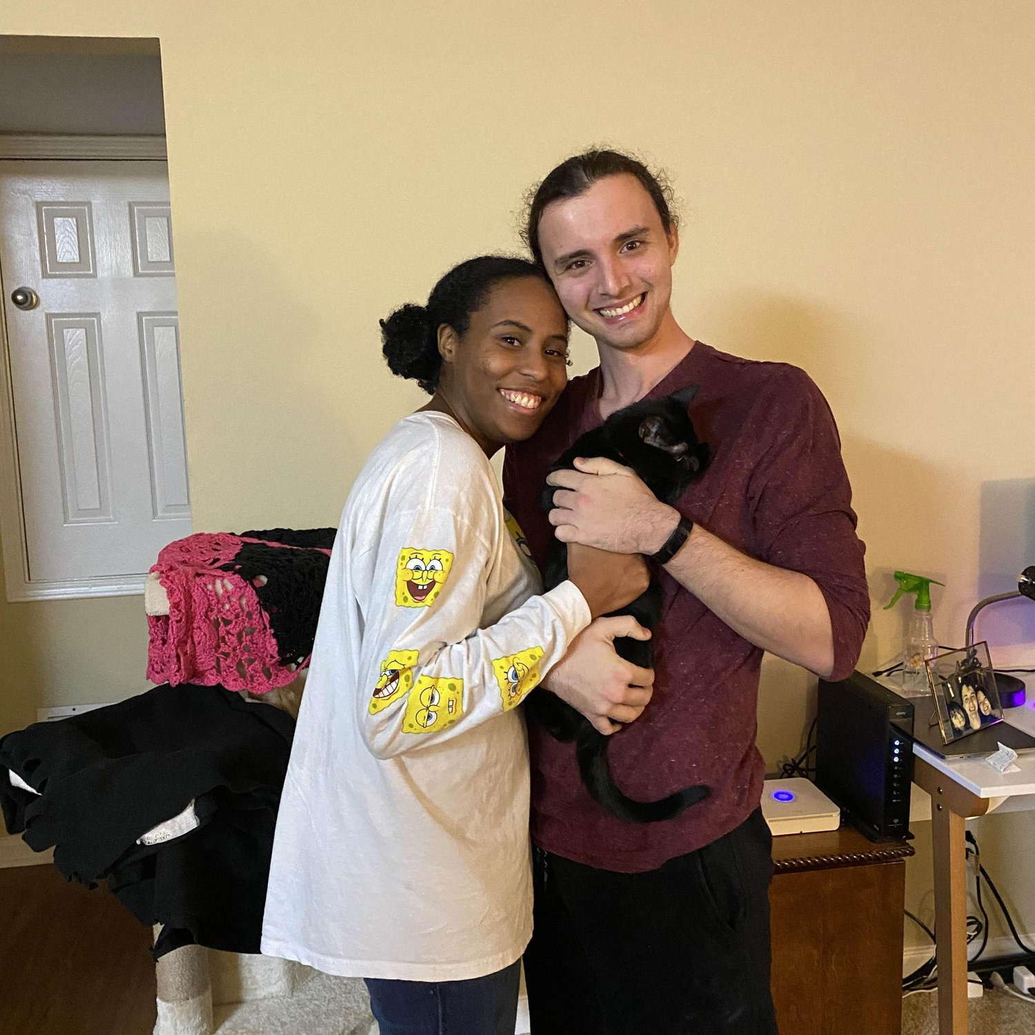 This was our first family picture with our child