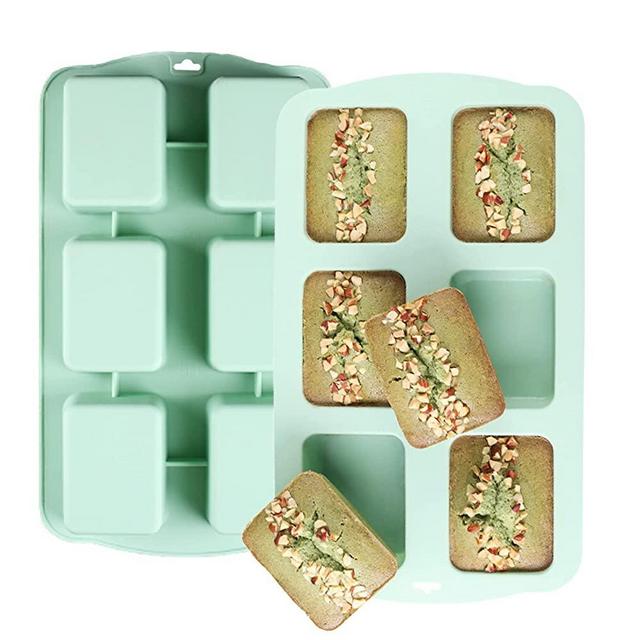 6 Cup Silicone Molds,Silicone Texas Muffin Pans,Cupcake Baking Pan Free Paper Muffin Cups Non Stick, BPA Free, 100% Silicon & Dishwasher Safe Silicon Bakeware Tin Kitchen Rubber Tray & Soap Molds
