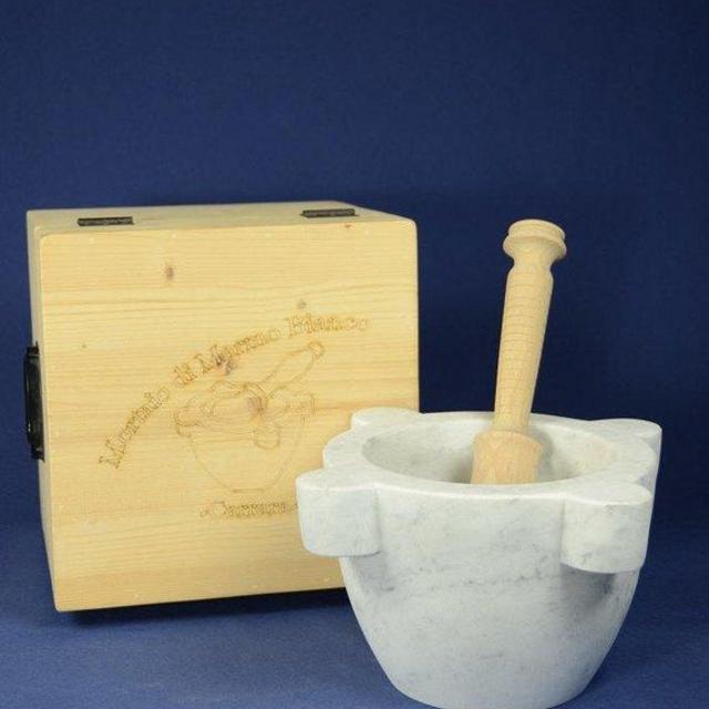 Handmade Italian Marble Mortar & Pestle