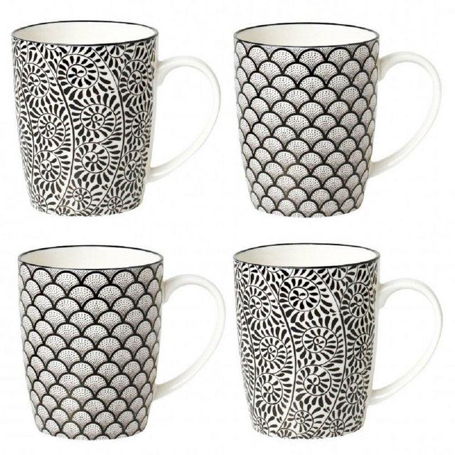 Viaan 4 Piece Coffee Mug Set