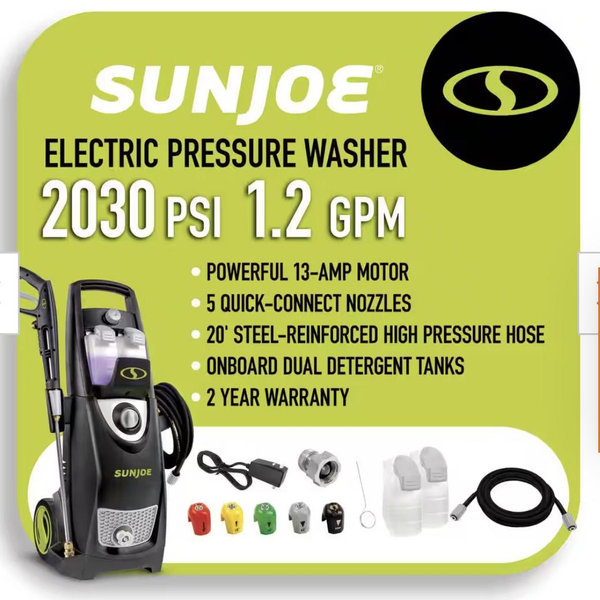 SunJoe Electric Pressure washer