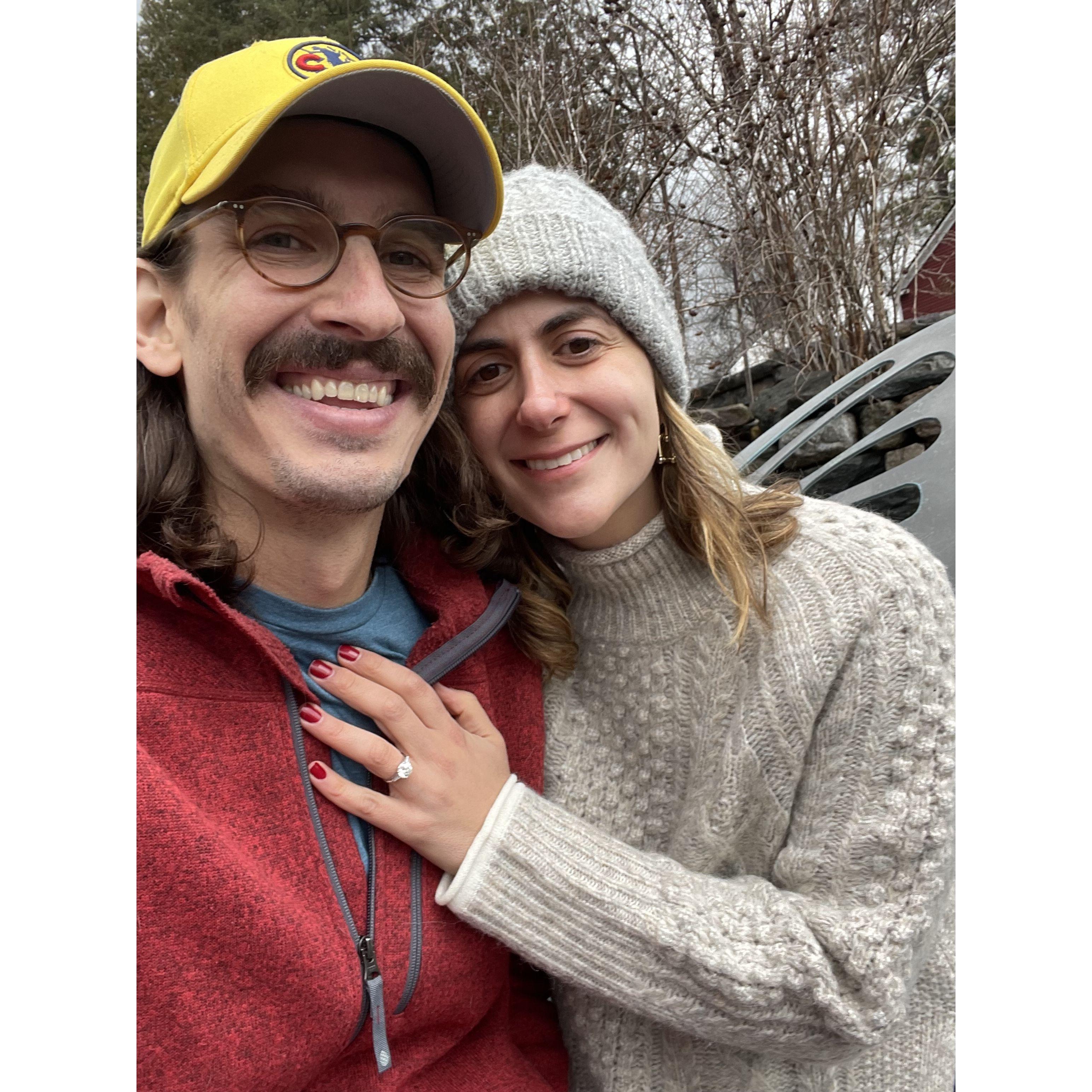 Our official unofficial engagement photo!