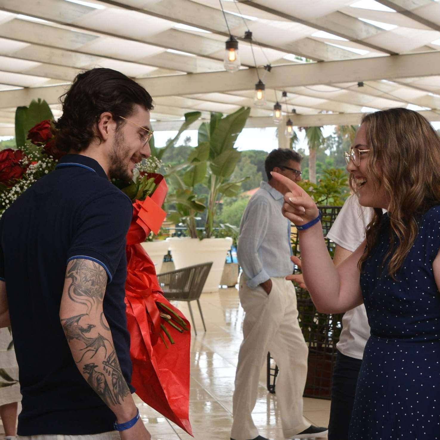 when I said yes, telling him I knew you were going to do this