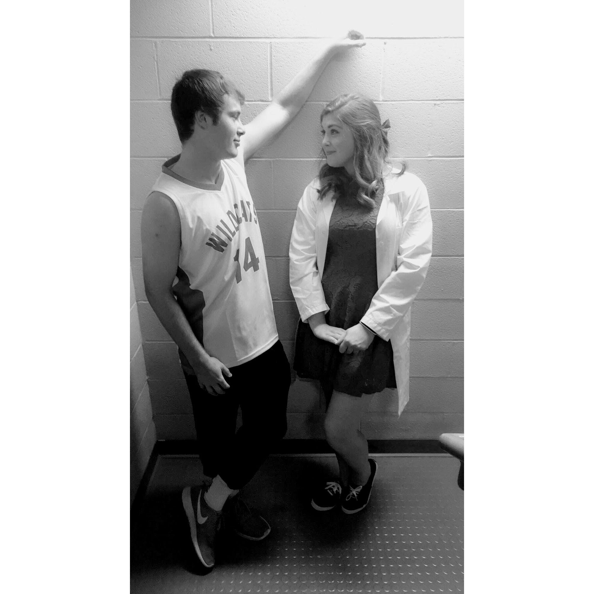 2017: Our first Halloween together (one of Trey's favorite times of they year). We went as Troy & Gabriella from HSM.