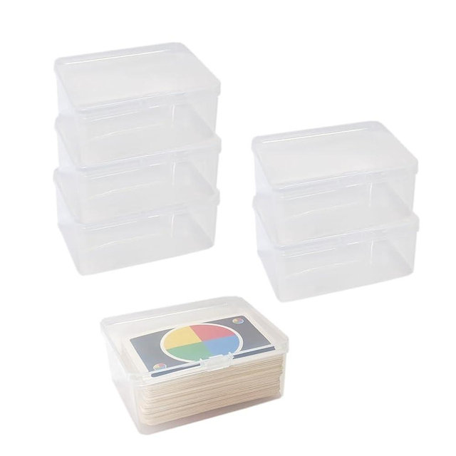 kediyoo UNO Card Case for Classic UNO Card Game, Plastic Playing Card Case, Card Holder Box, Plastic Card Storage Box