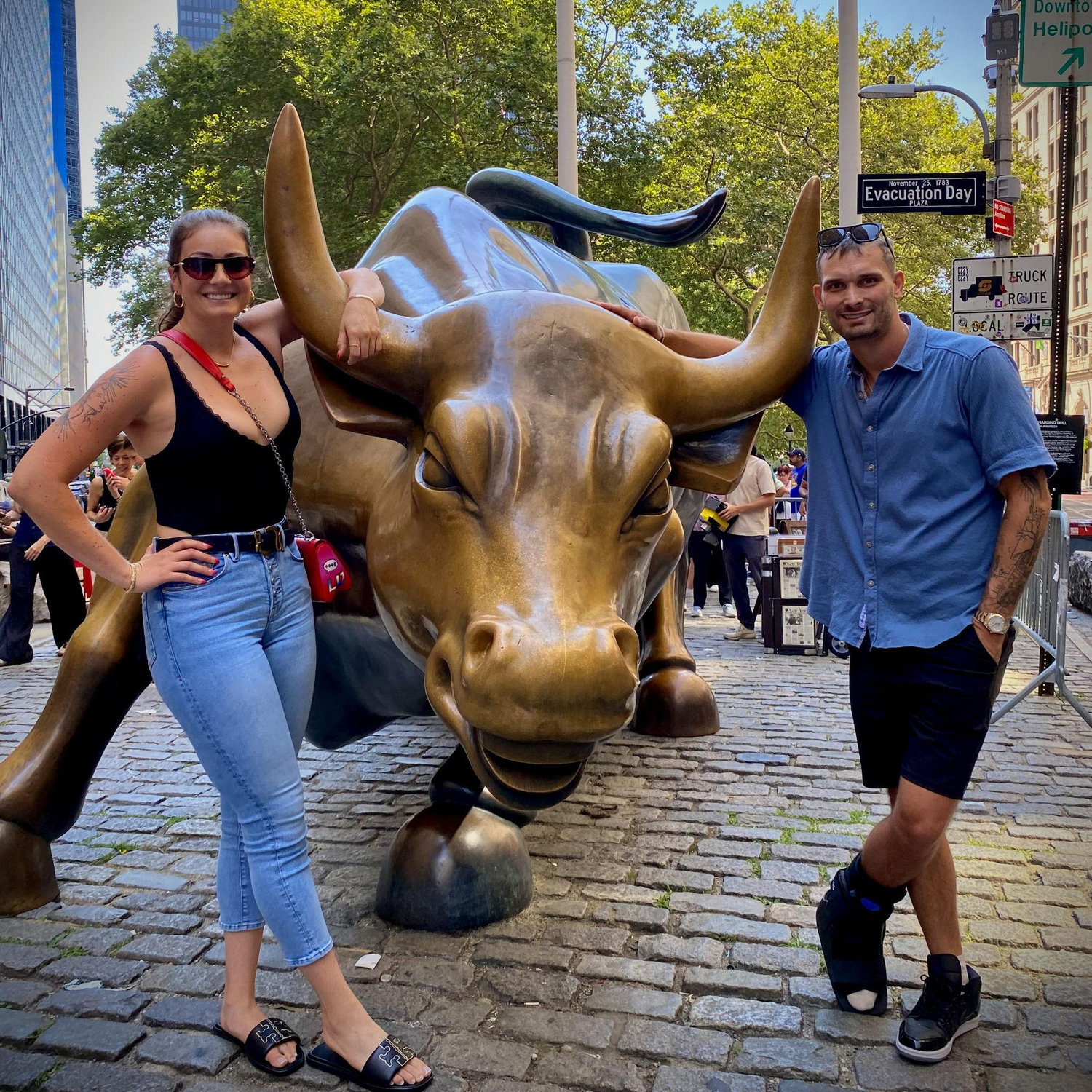 Stanley brought Arianna on her first NYC Trip