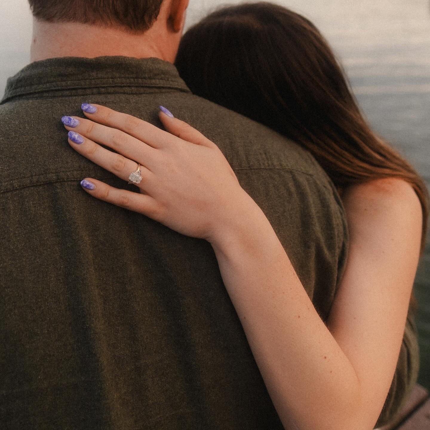 Connor proposed on a walk to dinner at Wolfdale’s, a restaurant Cami’s grandparents often went to for special occasions in Tahoe City, March 2024.