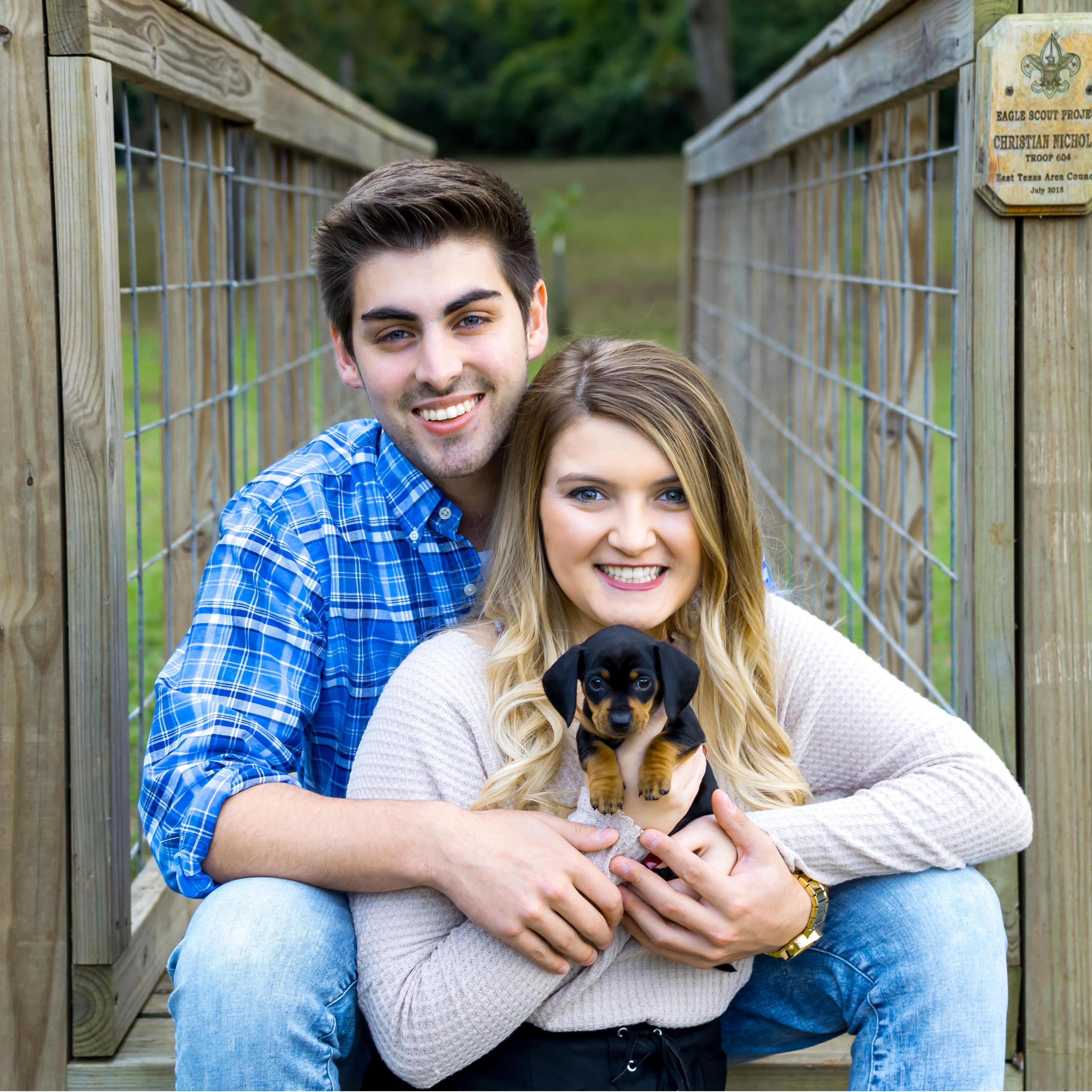 Our 1st family photo with Bella (2017)