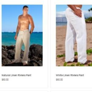 GROOMSMEN: Pants of many styles can be ordered on https://www.islandimporter.com/mens-pants/