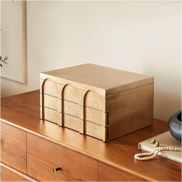 Akris Grand Jewelry Box, Champagne