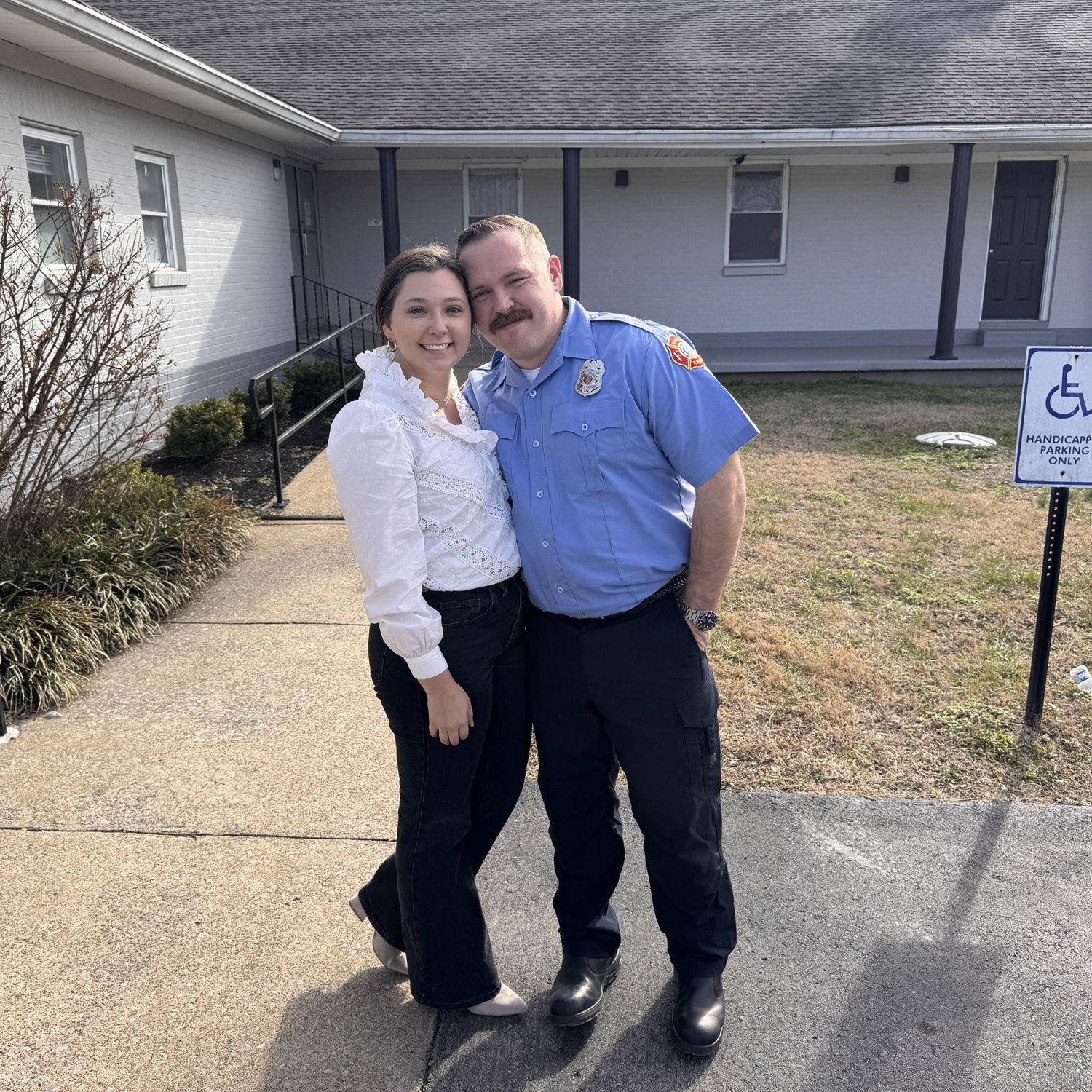 Luke's graduation from Fire Academy, wahoo!!!!