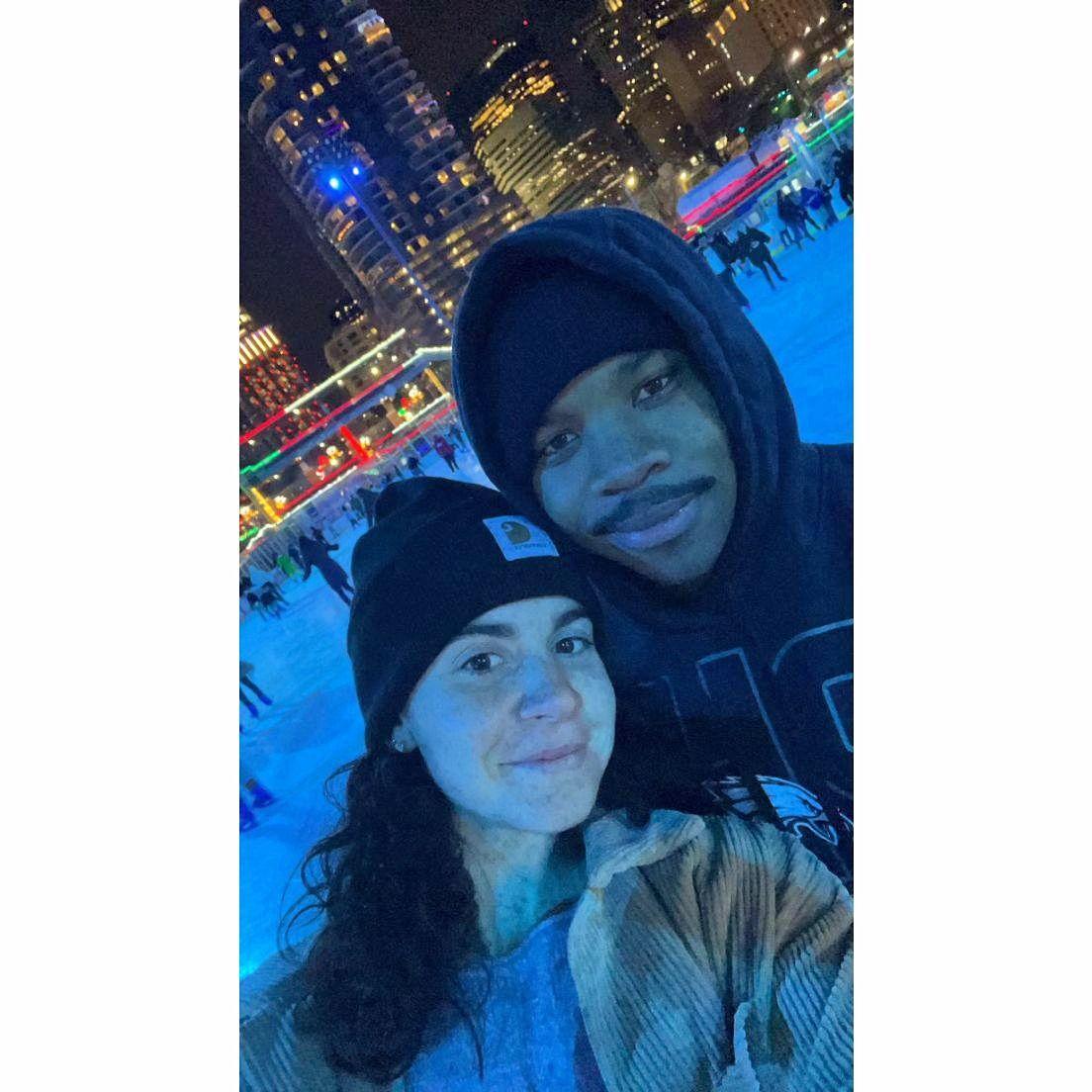 Our annual Christmas date night at Truist Field