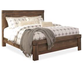 Signature Design by Ashley Trinell Panel King Bed Frame