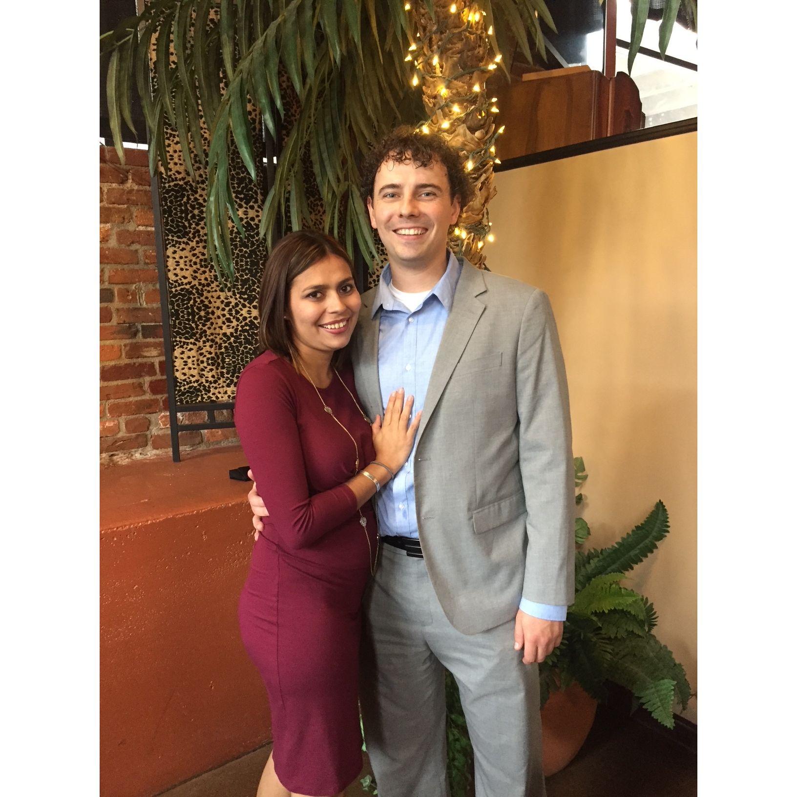 Only 3 months into our relationship, we went to Amanda & Heem's wedding