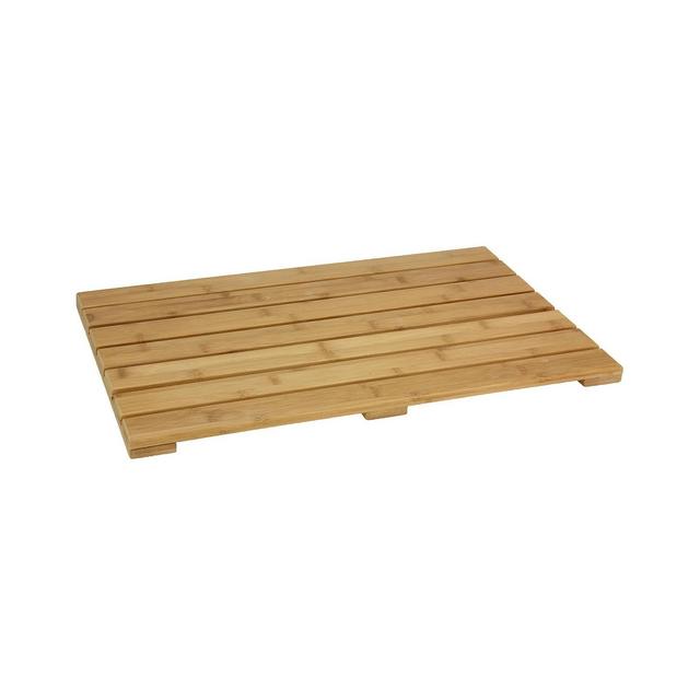 Household Essentials Bamboo Bath Mat