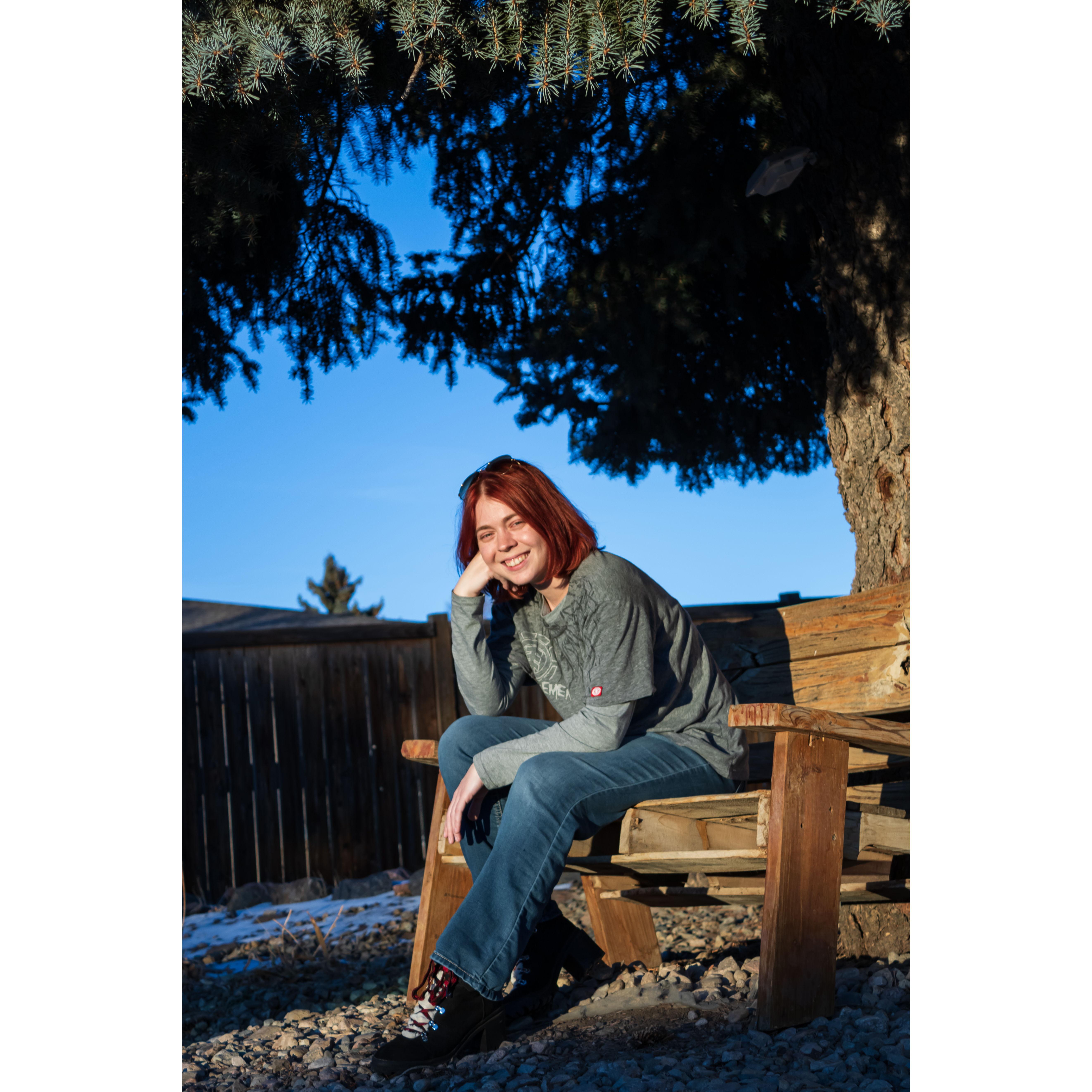 Outside the Enchanted Forrest BnB in South Dakota