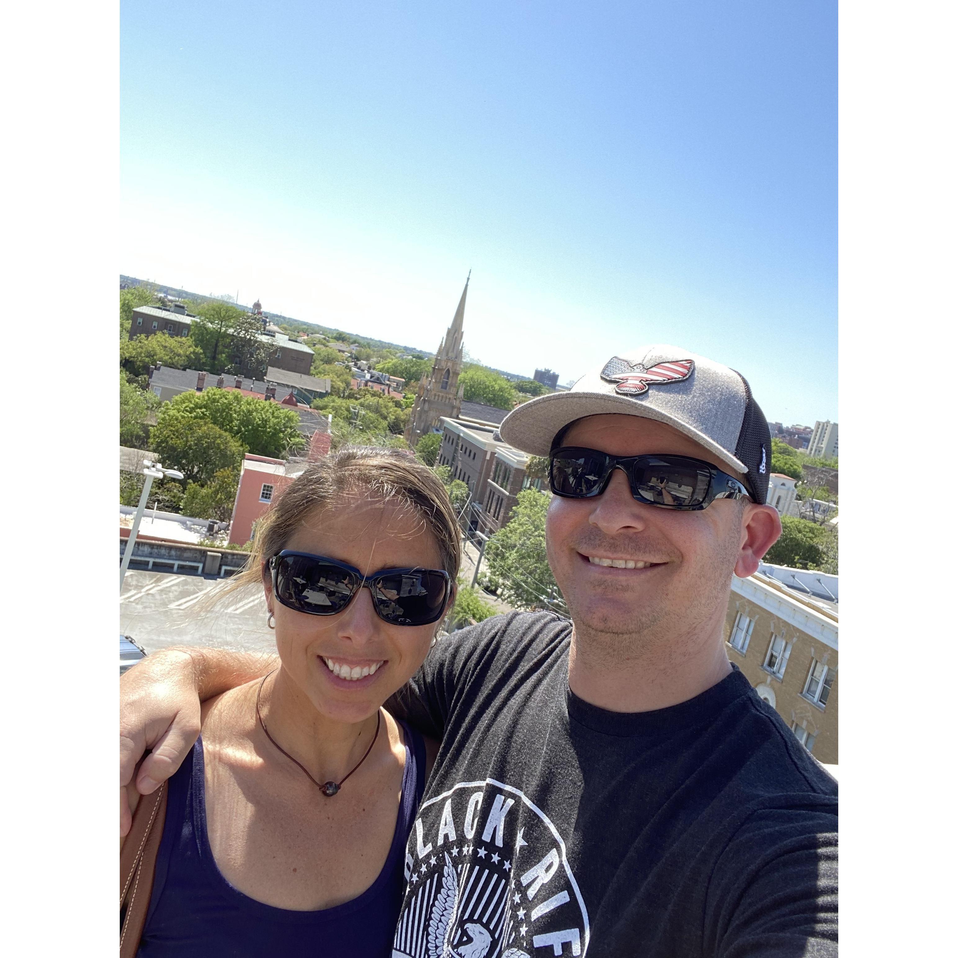 roof top bar in Charleston
