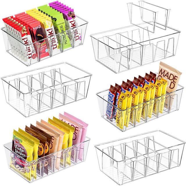 Puricon puricon 2 pack can drink dispenser organizer for refrigerator,  clear plastic soda pop can holder container storage bin for fr