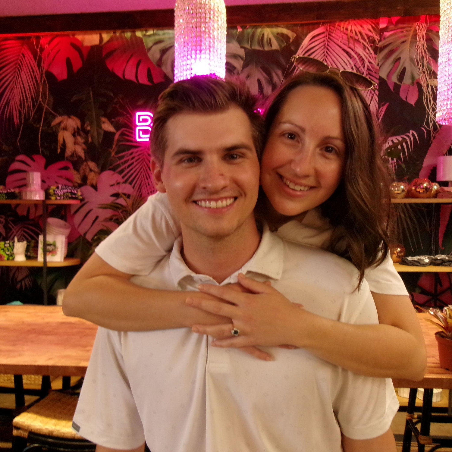 Engagement at JungleBox in Phoenix, AZ