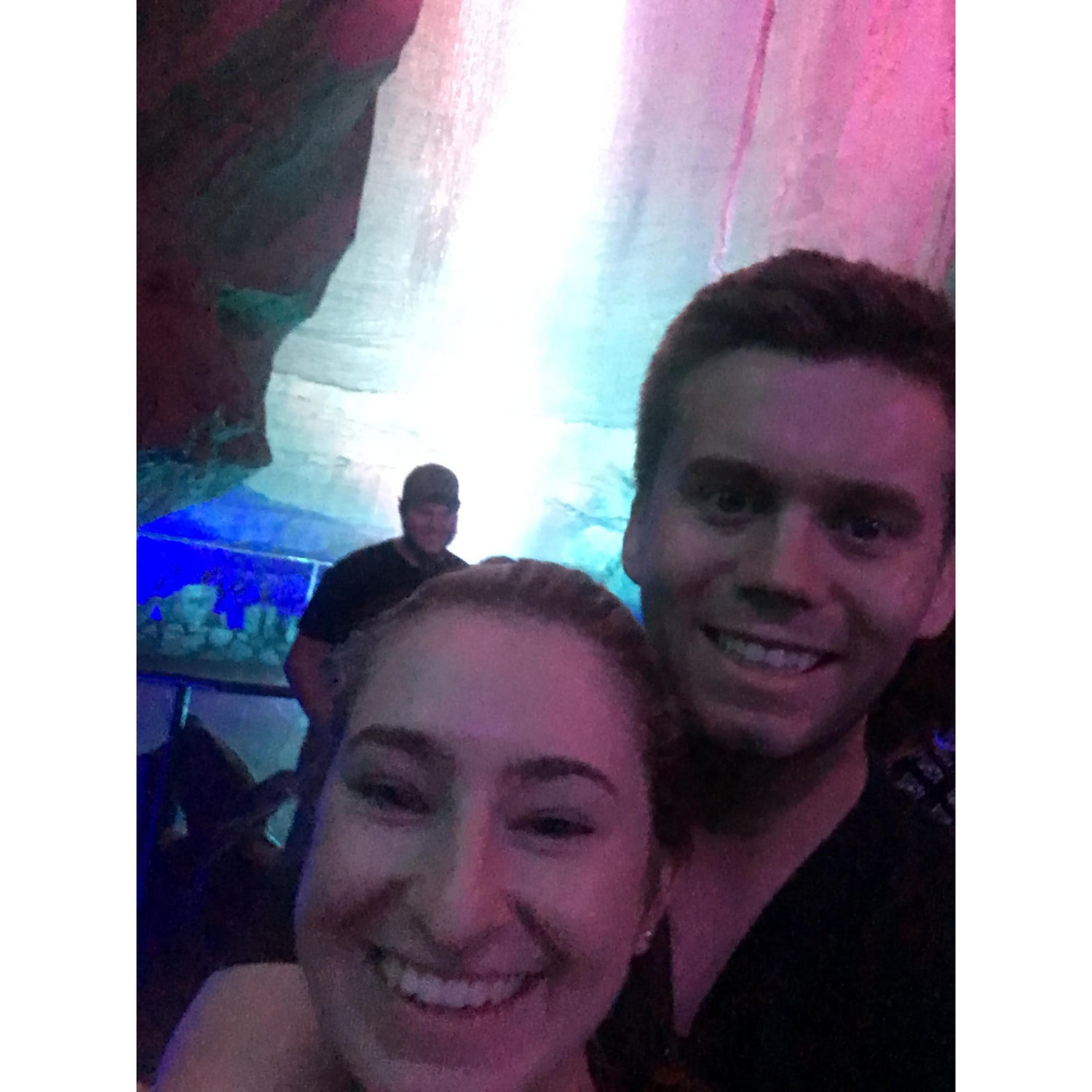 2017 - Visiting Ruby Falls in Chattanooga Tennessee, the nation's tallest underground waterfall.