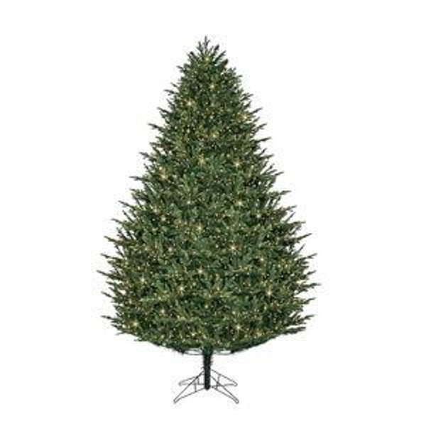 GE 7.5-ft Madison Fir Pre-lit Artificial Christmas Tree with Twinkling White LED lights