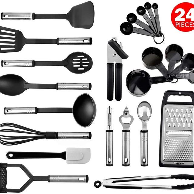 KALUNS 24-Piece Assorted Kitchen Utensil Set