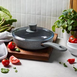Parma Plus Ceramic Nonstick Saute Pan with Lid