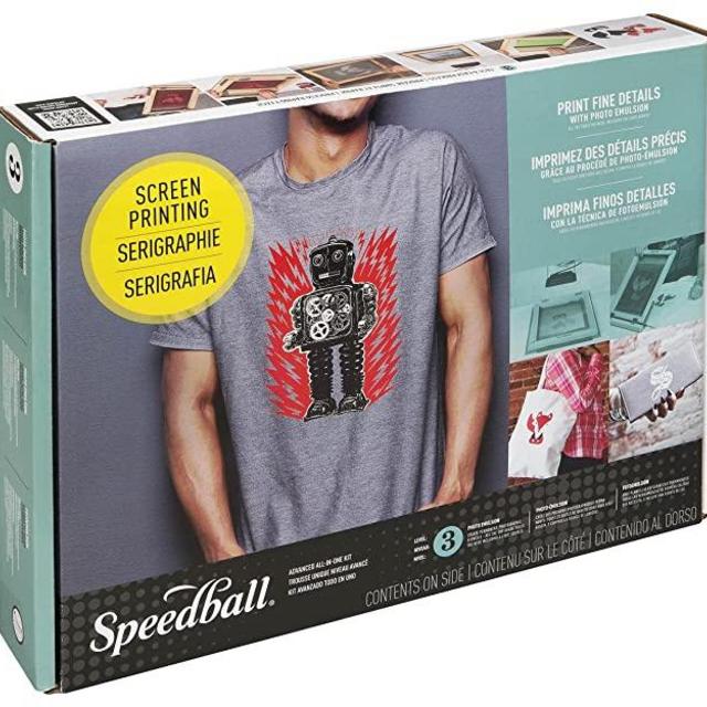 Speedball Advanced All-In-One Screen Printing Kit, Includes LED UV Exposure Lamp
