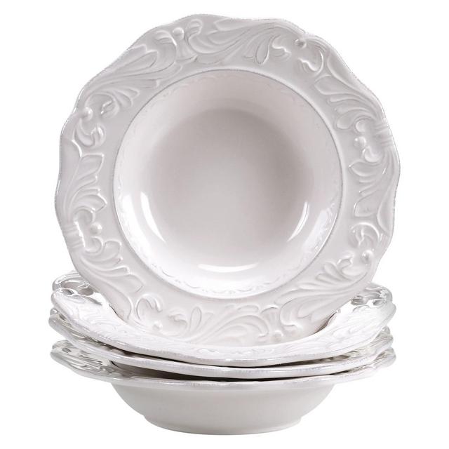 Certified International Firenze Ivory Soup Bowl 40oz Set of 4