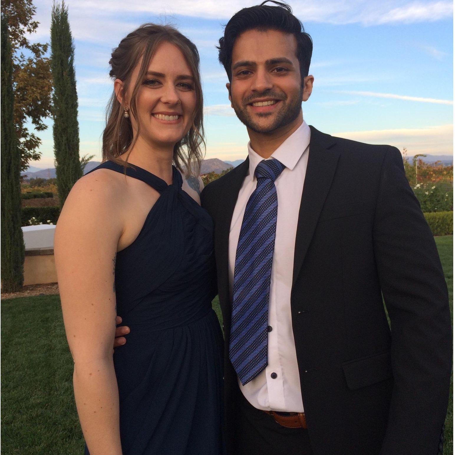 Enjoying Kaitlyn + Kyle's wedding together.