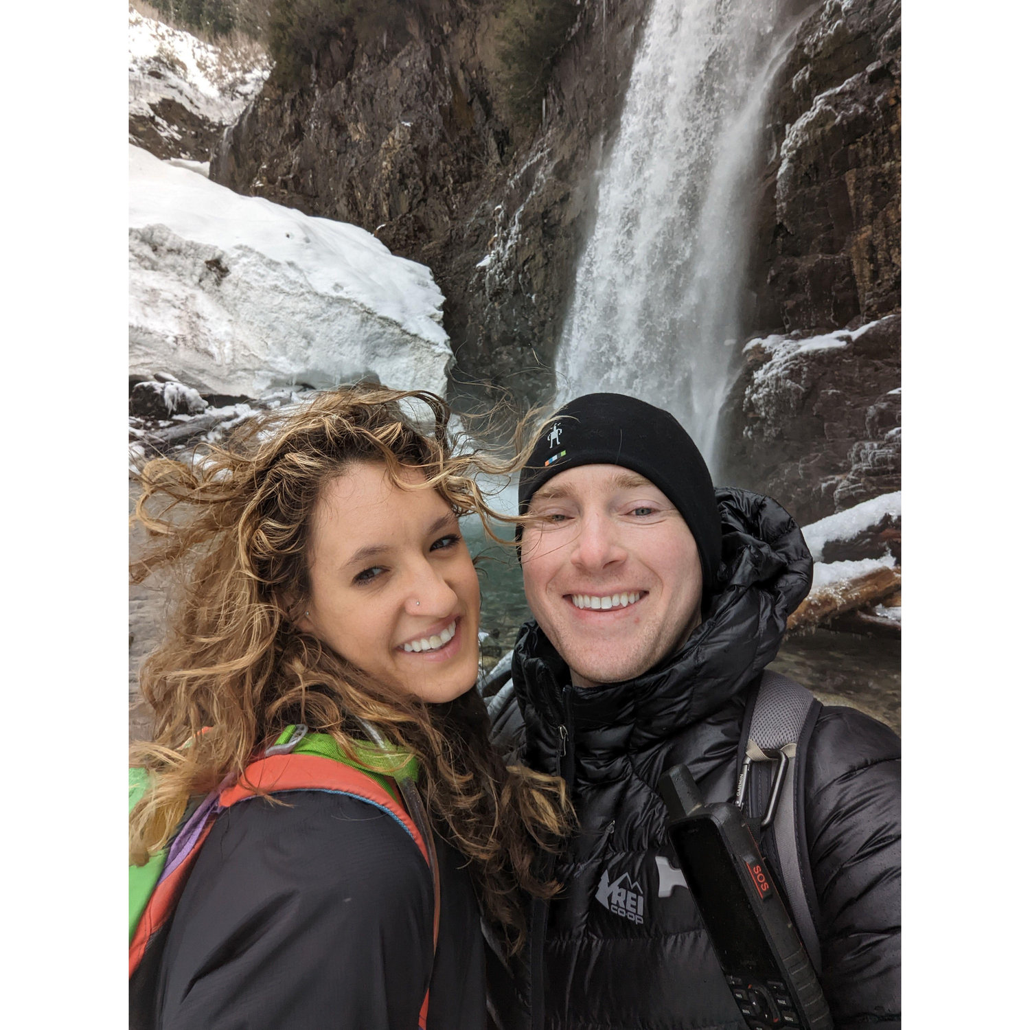 One of our many hikes to remember: Franklin Falls