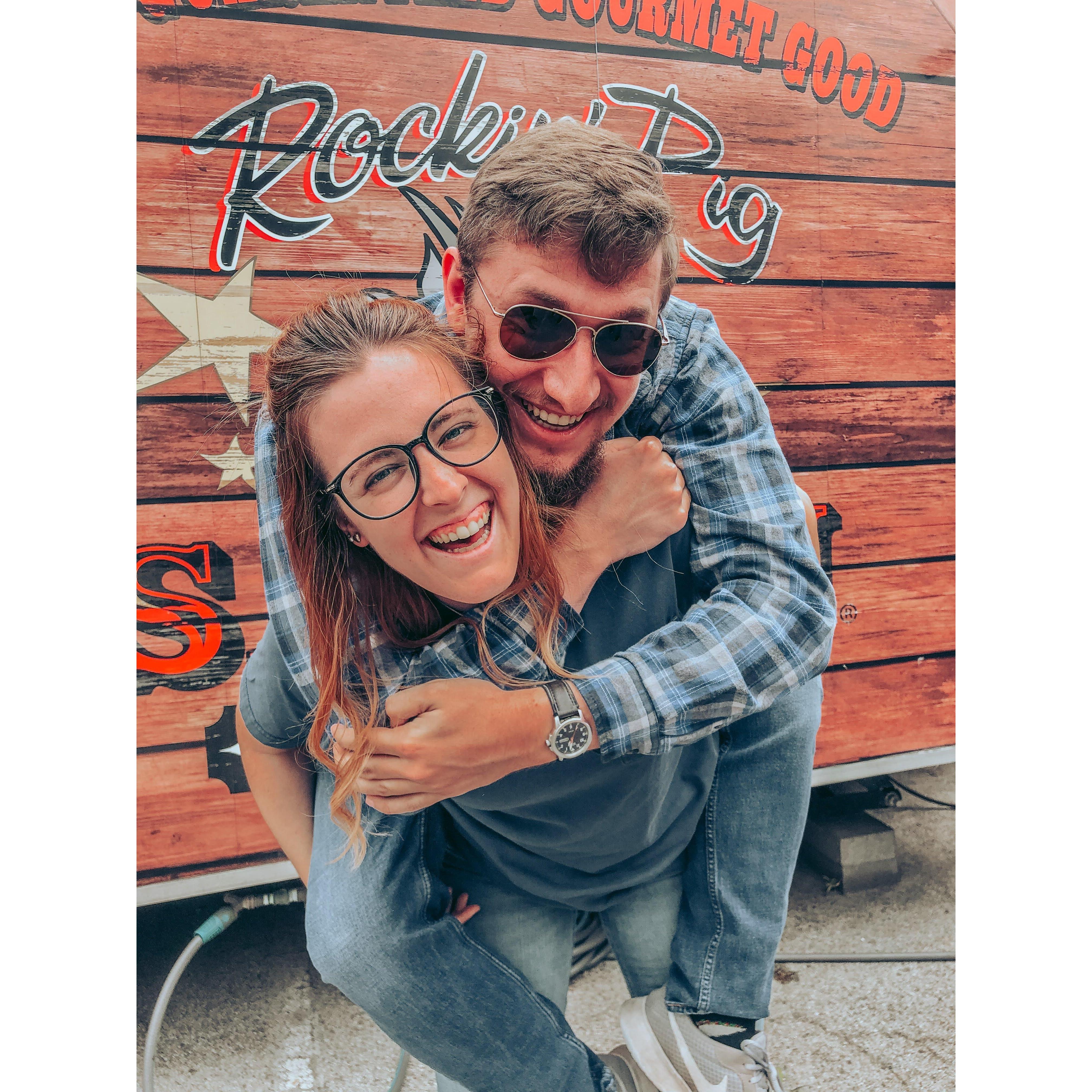 Fun times and good food with the Graham Fam in Fayetteville, AR!