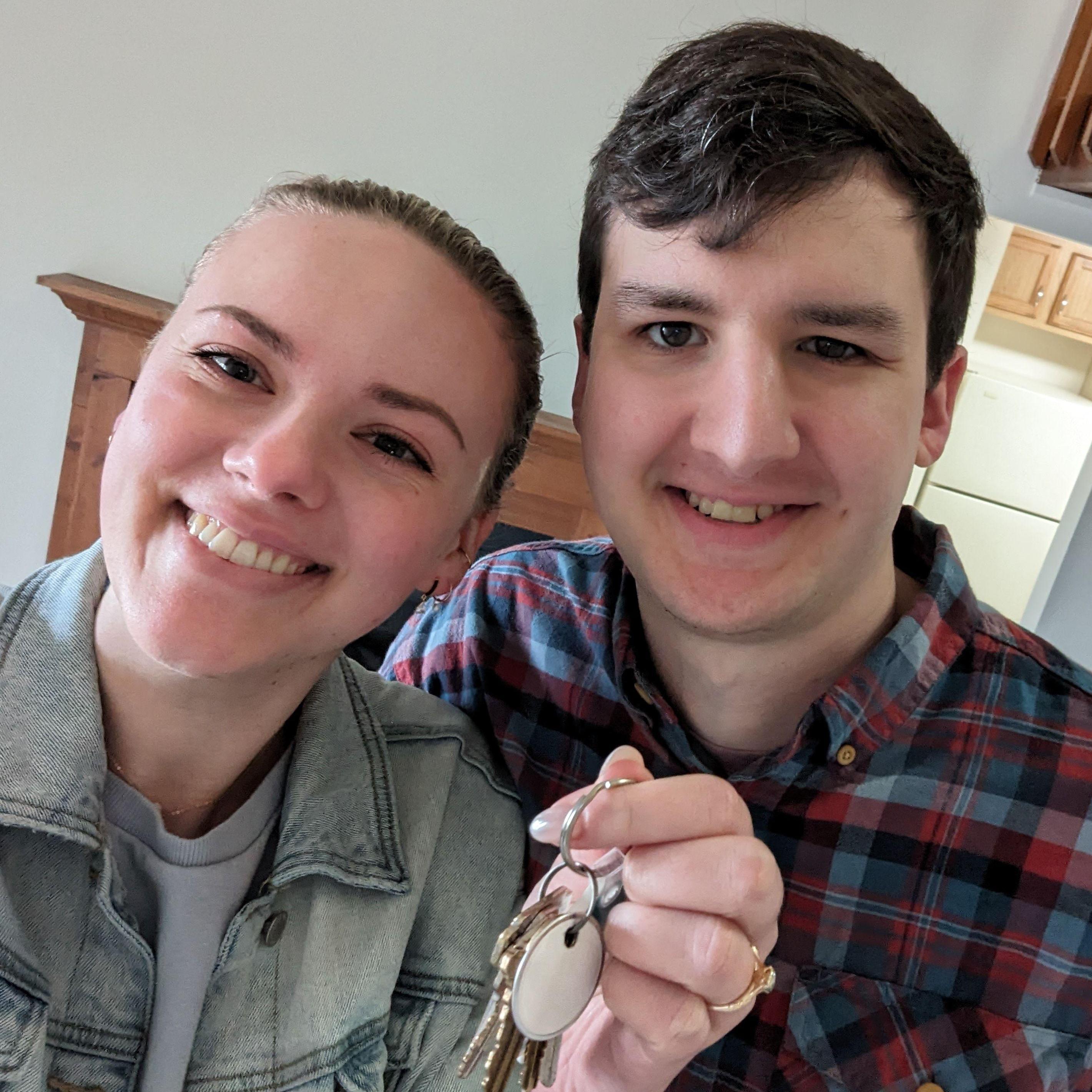 Keys to our apartment!