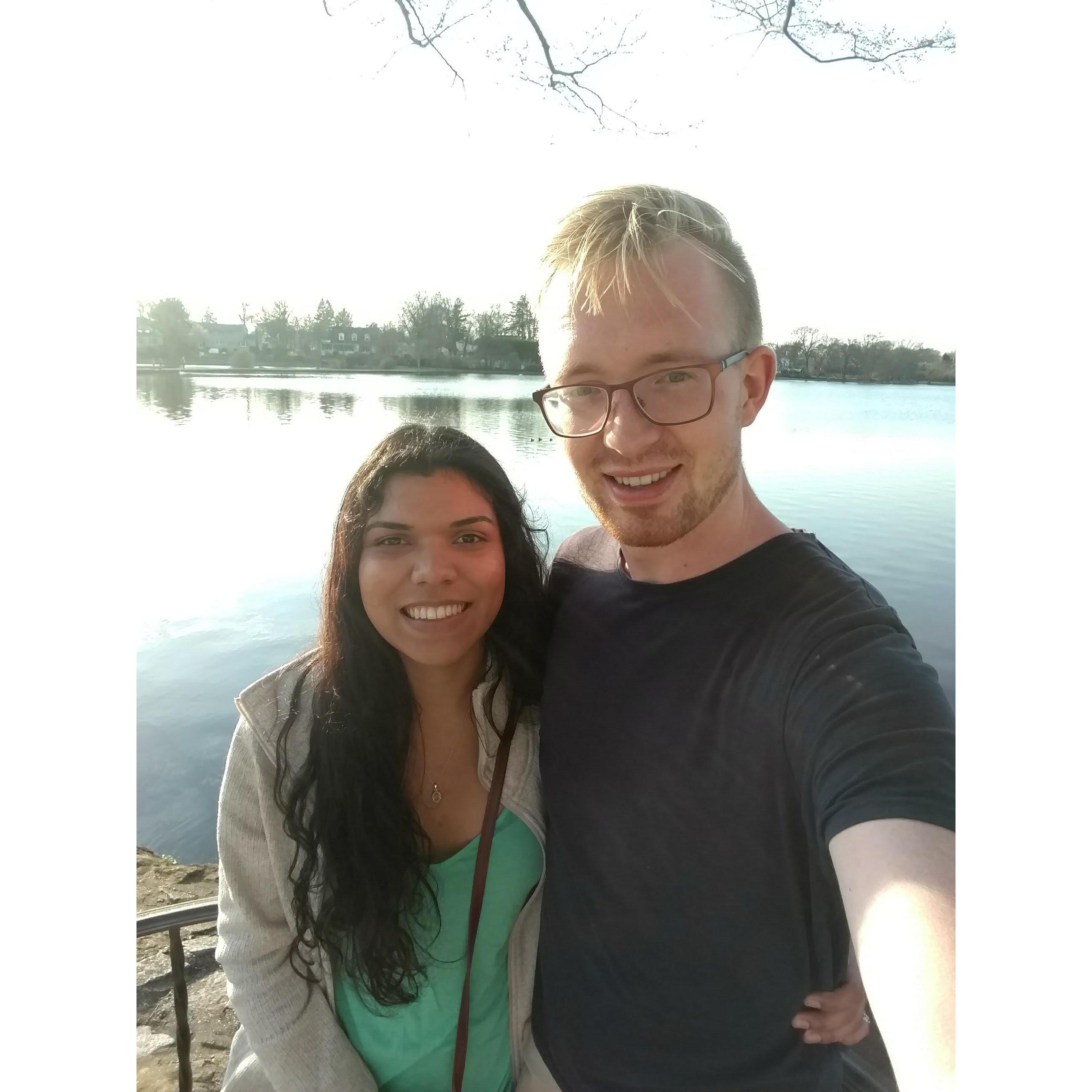 Spring 2017. The first time Johan visited Jess in New York!