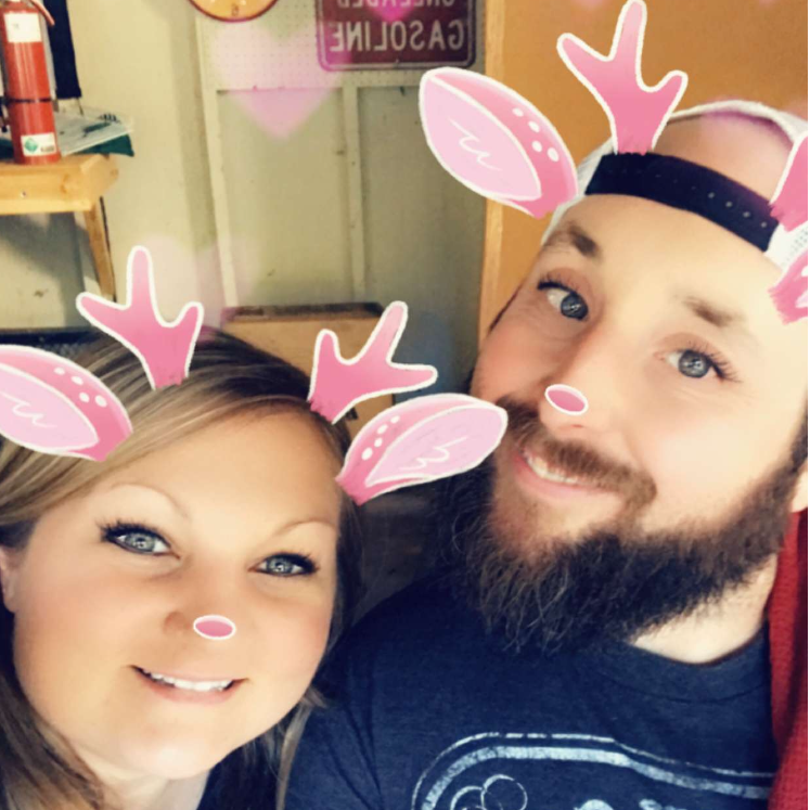 Just being our silly selves! 🦌