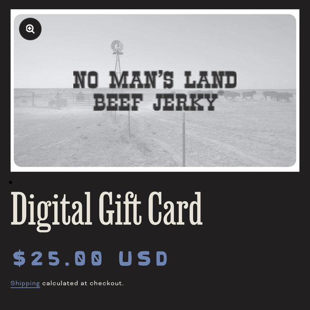 Digital Gift Card - $25