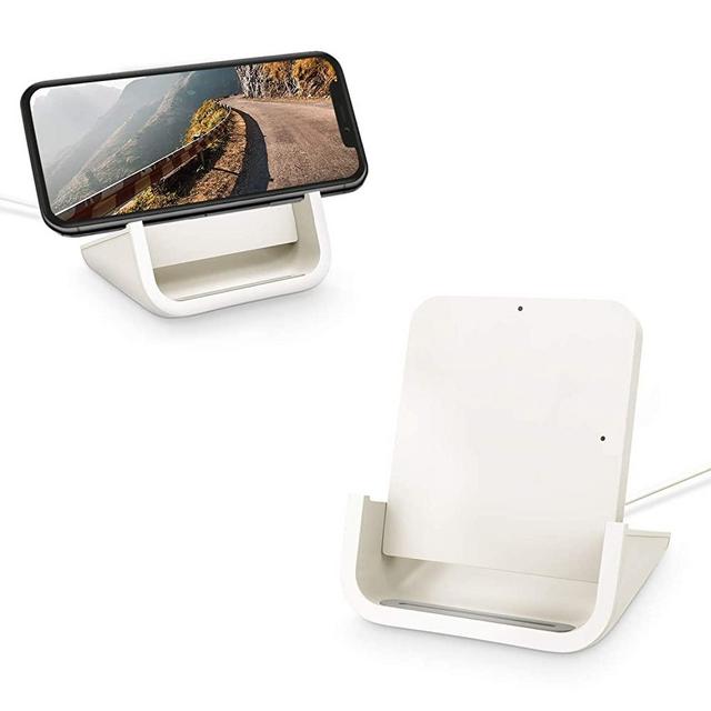 Wireless Charger YUWISS Wireless Charging Stand Cordless Charger Qi-Certified 10/7.5/5W Compatible with iPhone 12/12 Pro 11/11Pro/11Pro Max/XR/XS Max/XS/X/8/8Plus Galaxy S10/S9/S9+/S8/S8+, Note 10/9/8