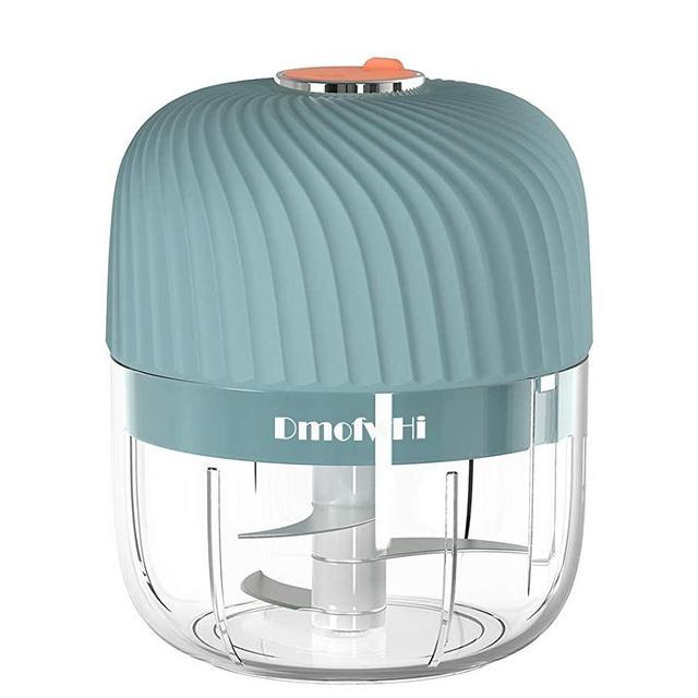 DmofwHi Wireless Electric Mini Chopper,Powerful Garlic Chopper,Onion Grinder, Masher, Crusher, Food Processor for Ginger,Chili,Veggie - Blue