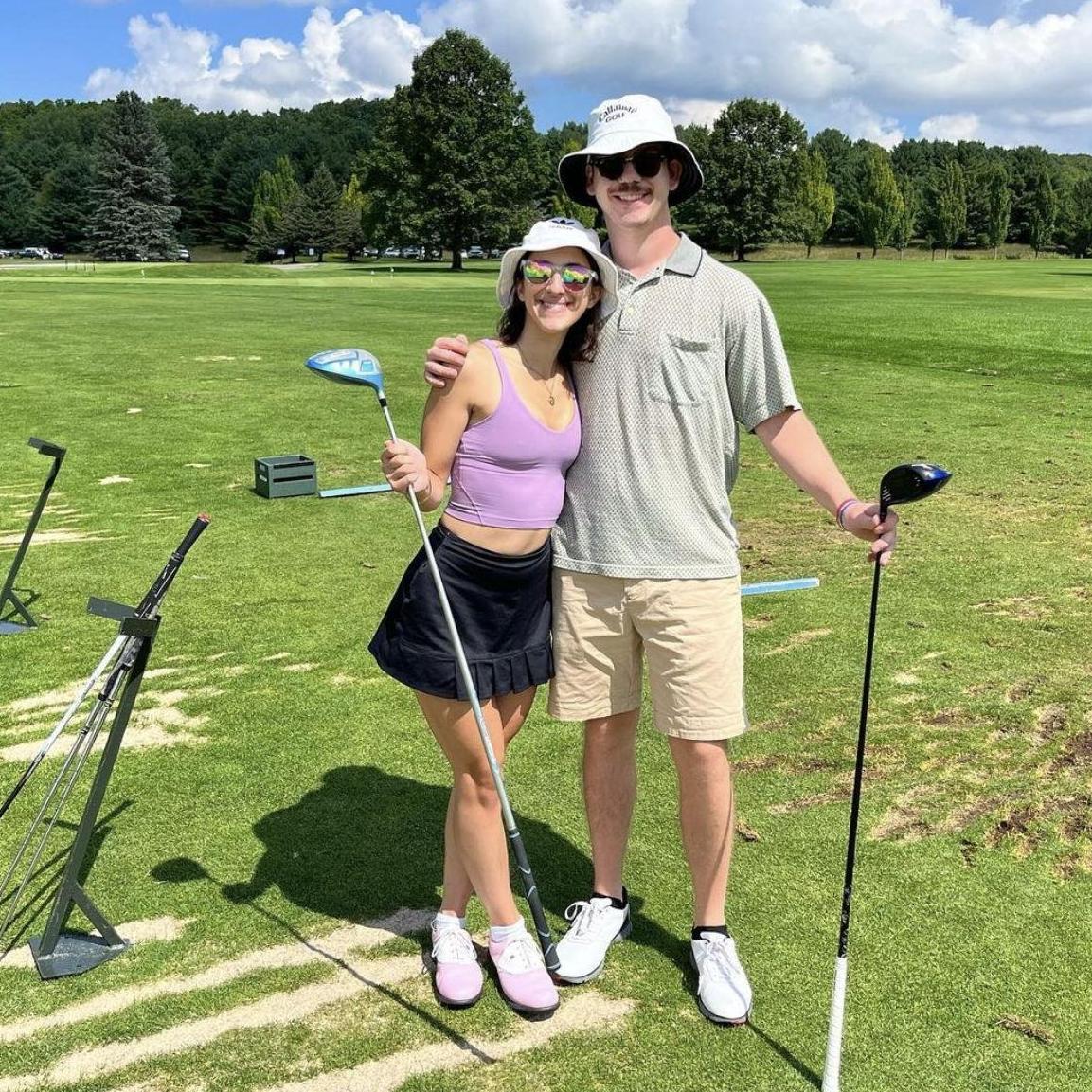 We love to golf together!