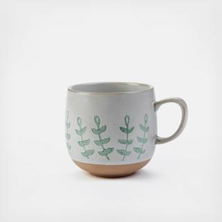 Garden Sprig Mug, Set of 4