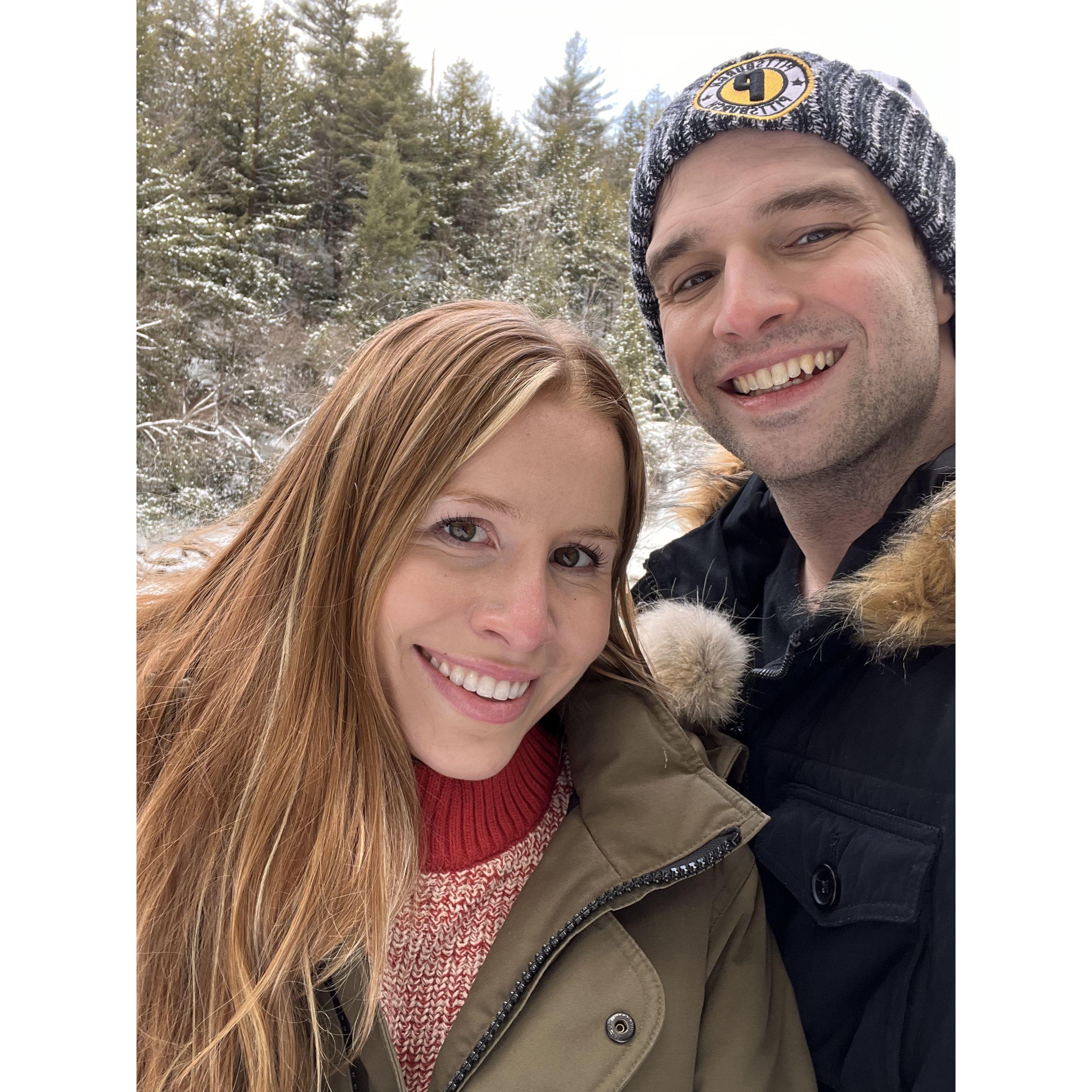 February 14th, 2022: Our first Valentine's Day together! Chris planned a surprise trip for me, taking me away to Deep Creek, Maryland. We spent time at the Wisp Resort tubing on the slopes.