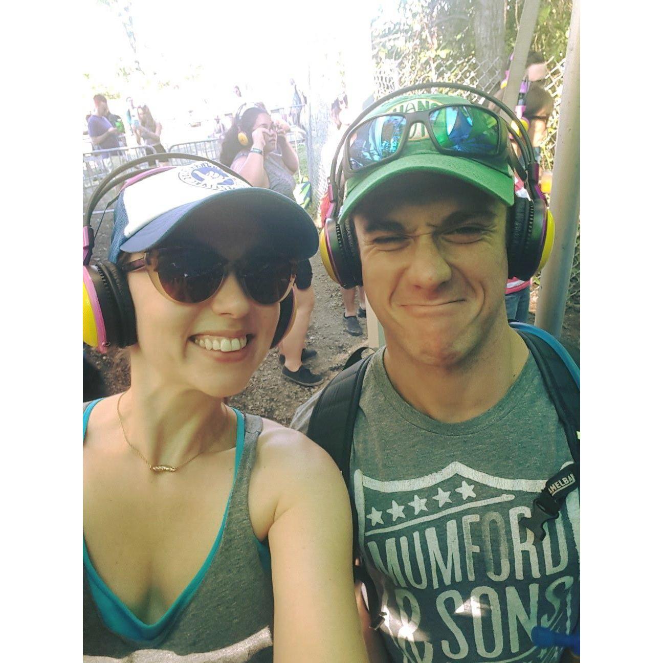 Silent disco at Firefly Music Festival in Dover Delaware. Was such an amazing weekend!!