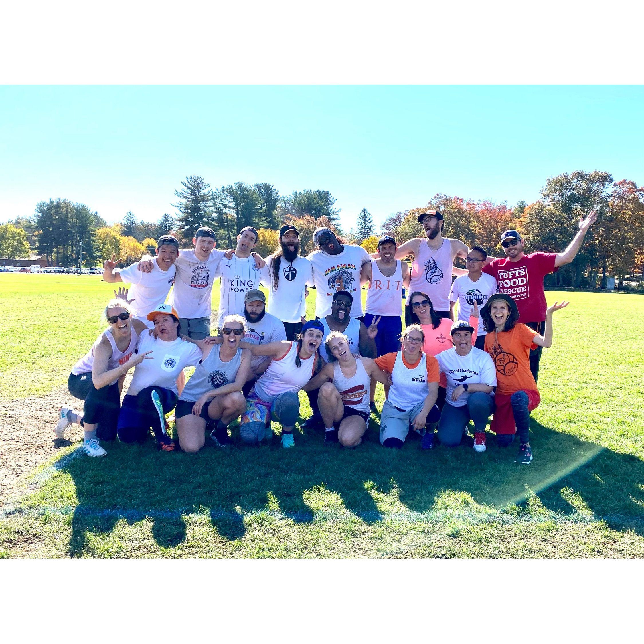 #boston #ultimatefrisbee #flamingcroissants 🔥🥐🥏