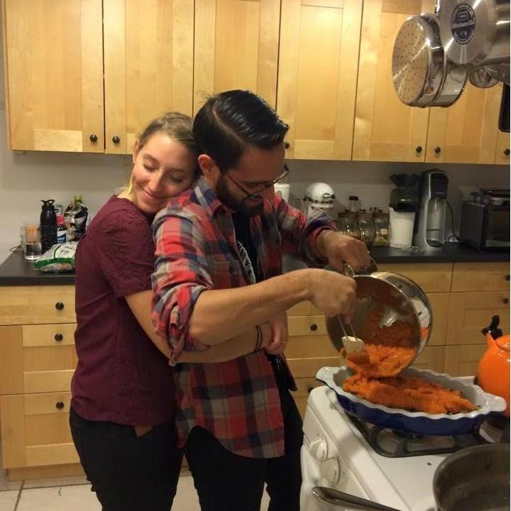 A throw-back to Christmas 2015, when Mike and Amory's sister, Julia, made the most delicious sweet potato casserole, and Amory was clearly a huge help.