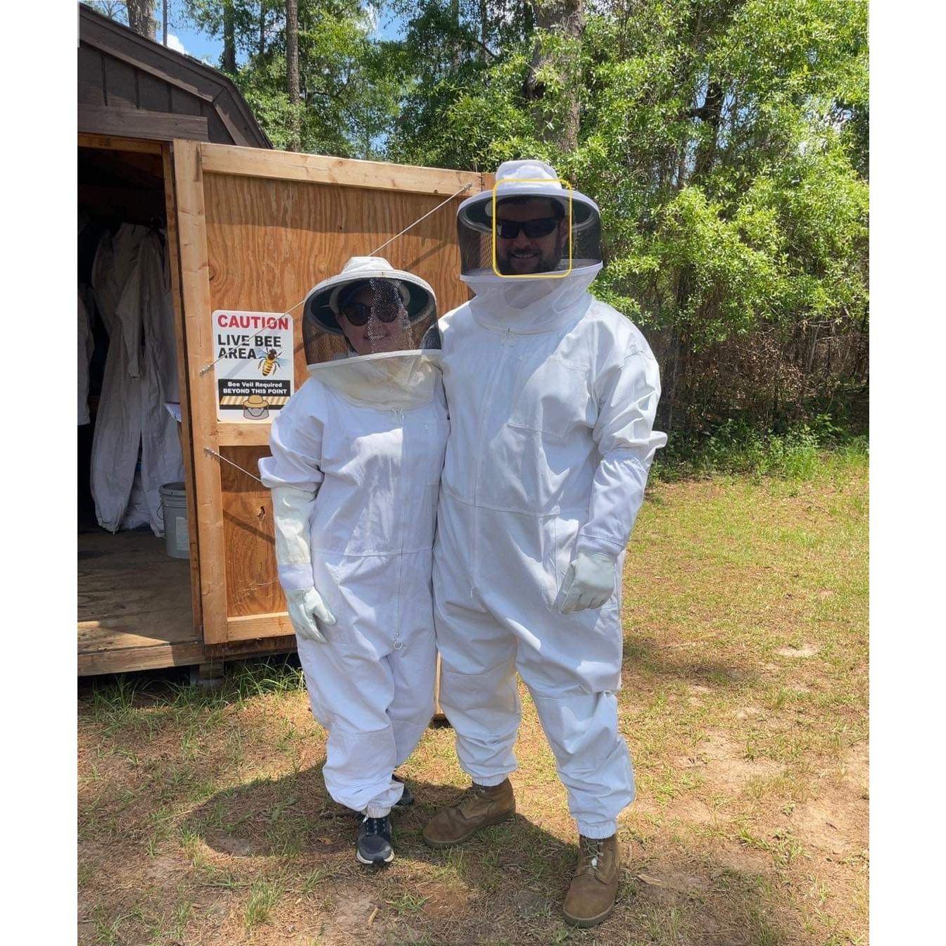 Taking a bee keeping course.