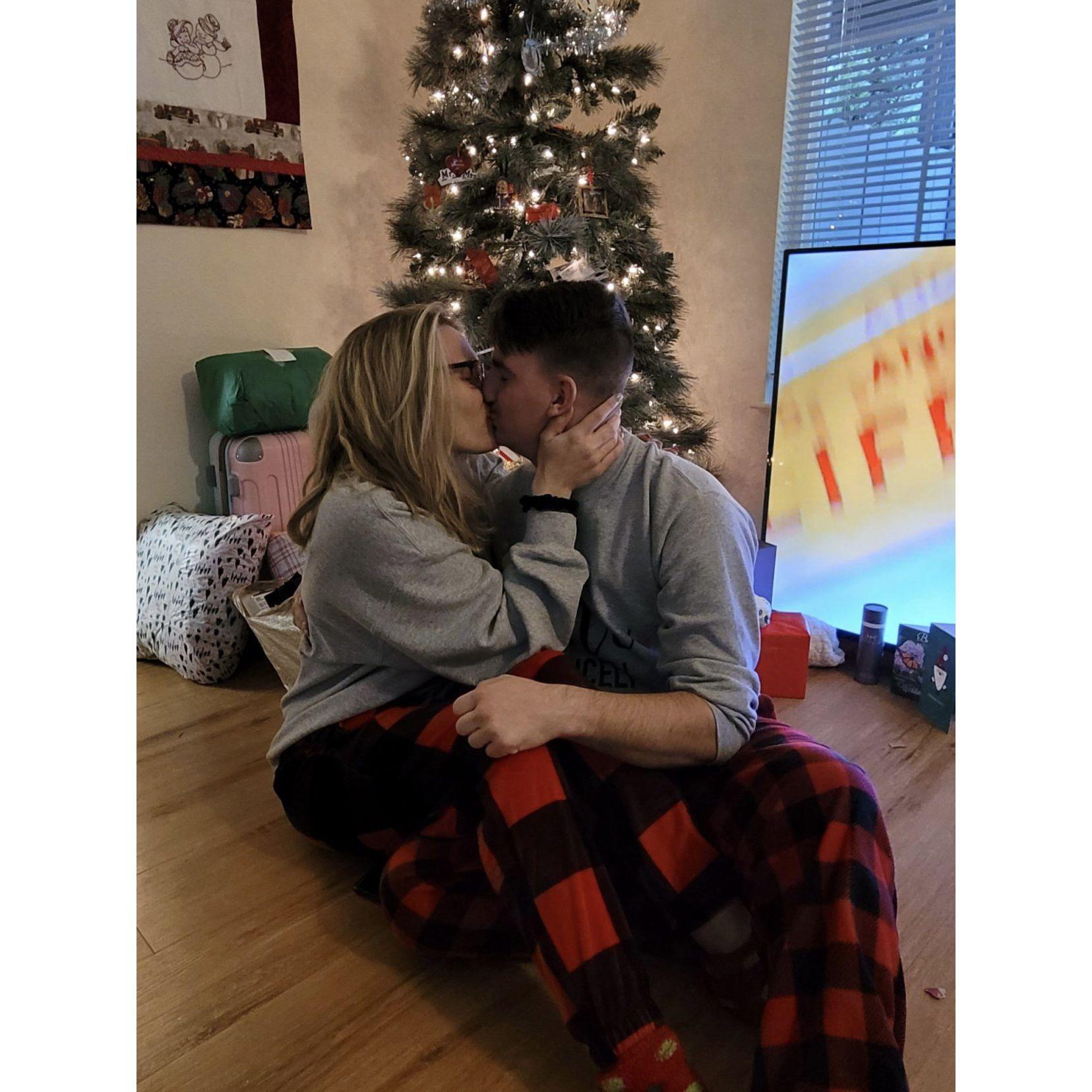 Our first white Christmas!