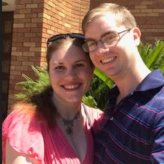 After Mass at our first Easter!