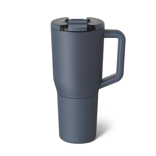 BrüMate Müv - 35oz 100% Leak Proof Insulated Coffee Mug with Handle & Lid - Stainless Steel Coffee Travel Mug - Double Walled Coffee Cup (Nightfall Blue)