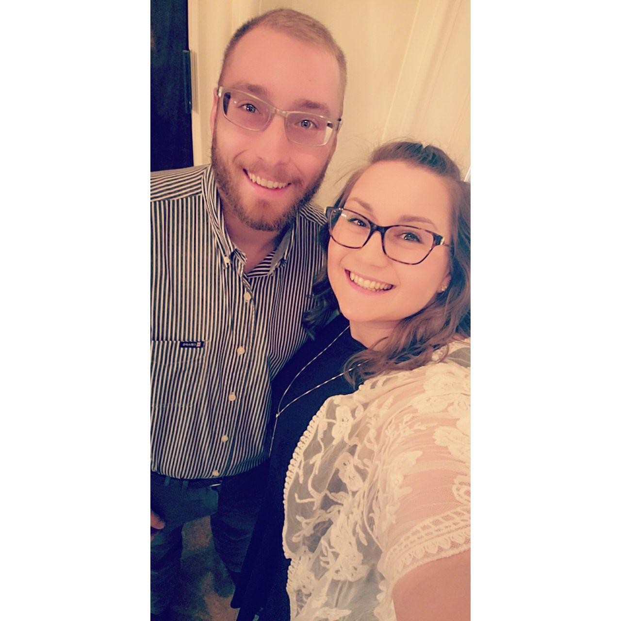 Birthday dinner with my twinny!