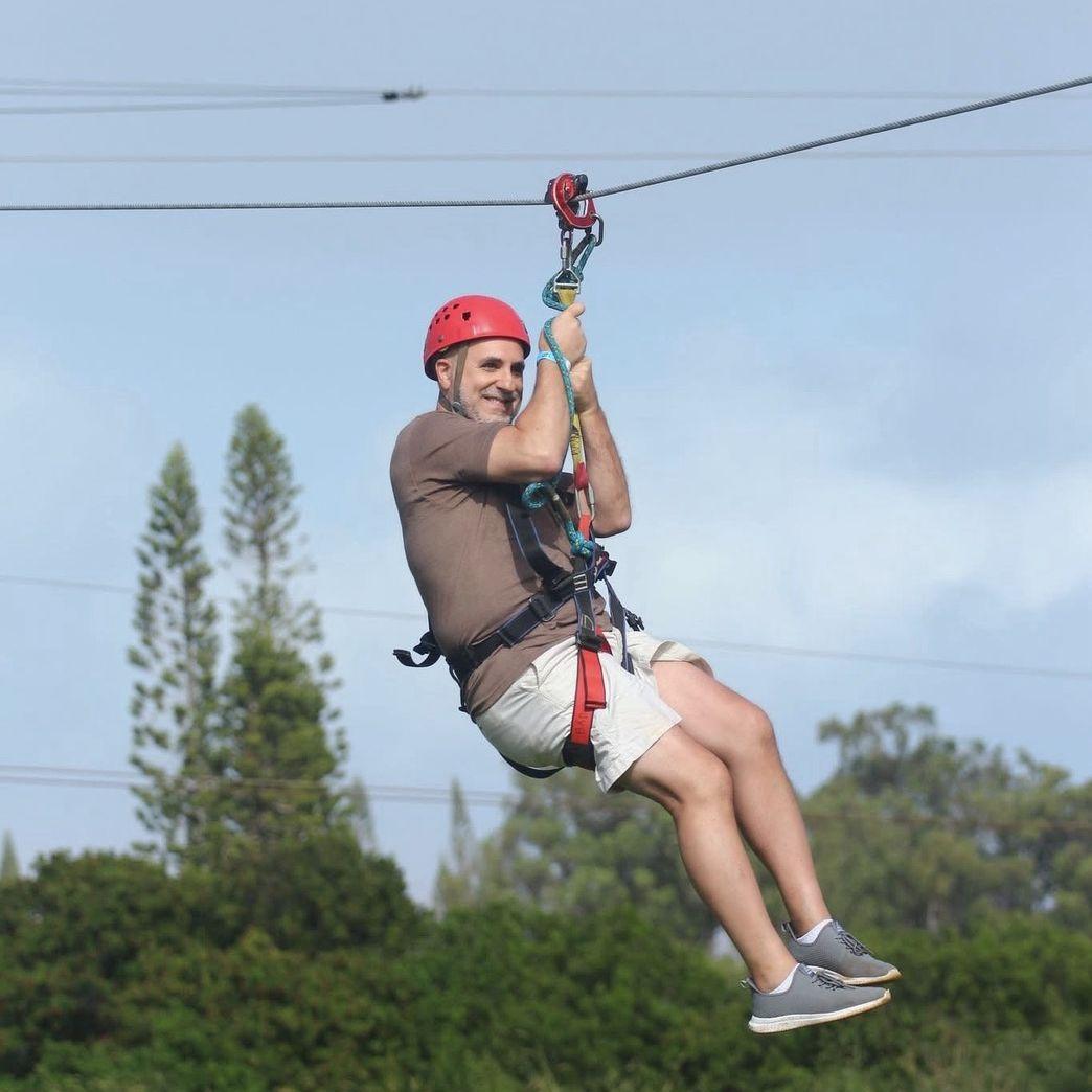 Zip Lining at somewhere in Maui 1/01/2025 🤩